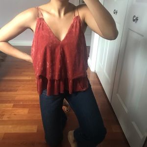 Aerie Velvet Billowy Tank